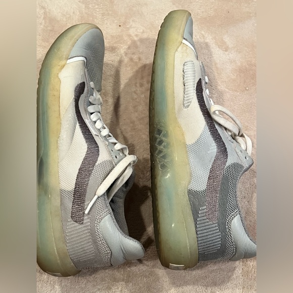 Vans Women’s Gray and White Mesh Lace-Up Sneakers - Picture 2 of 5